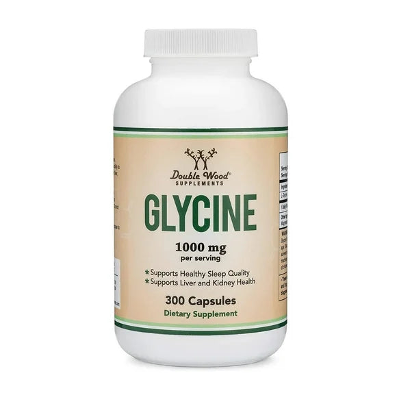 Glycine Supplement 1,000mg 300 Capsules Amino Acid H401
