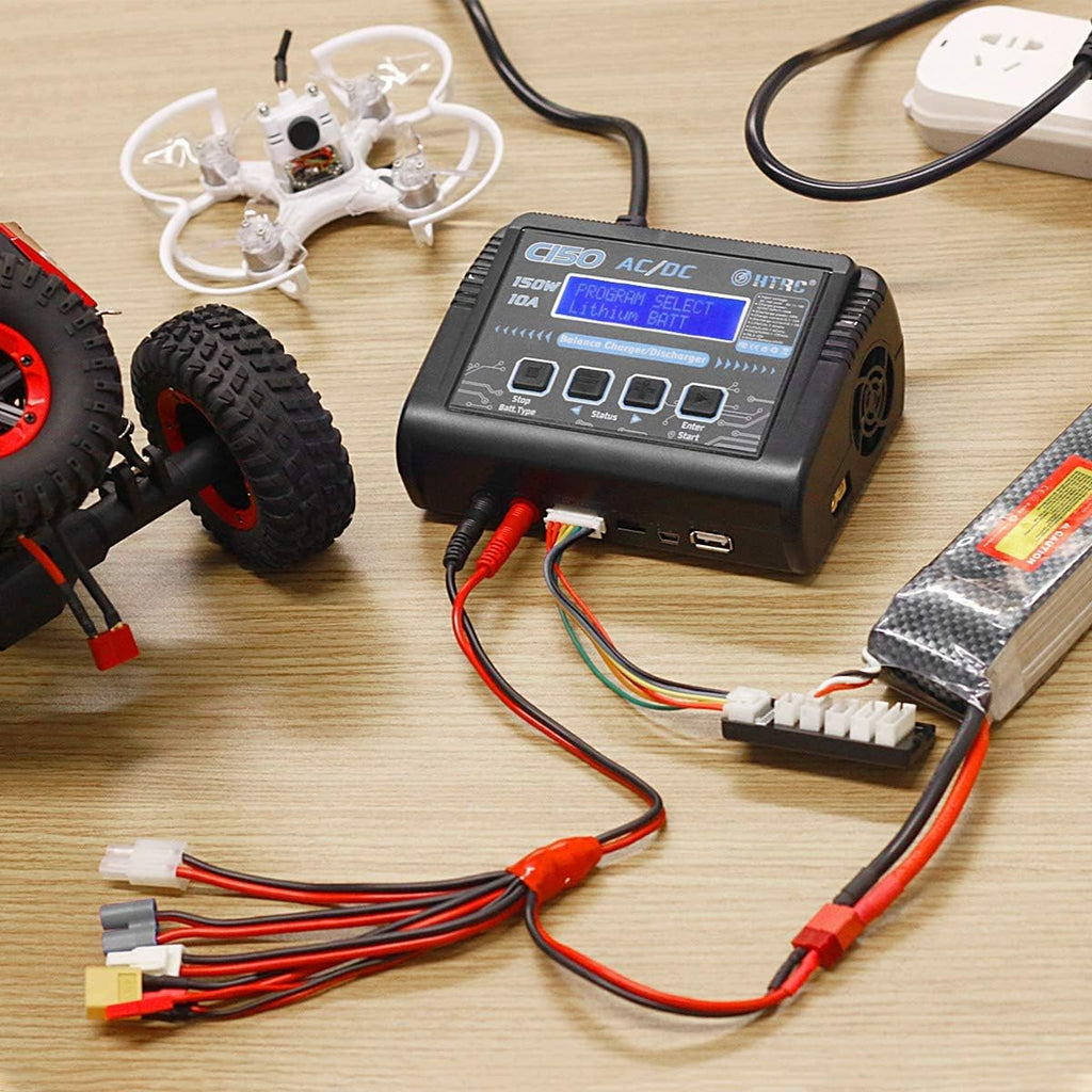 150W 10A 1-6S AC/DC LiPo Battery Balance Charger X108341