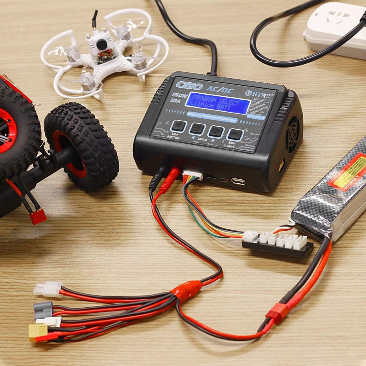 150W 10A 1-6S AC/DC LiPo Battery Balance Charger X108341