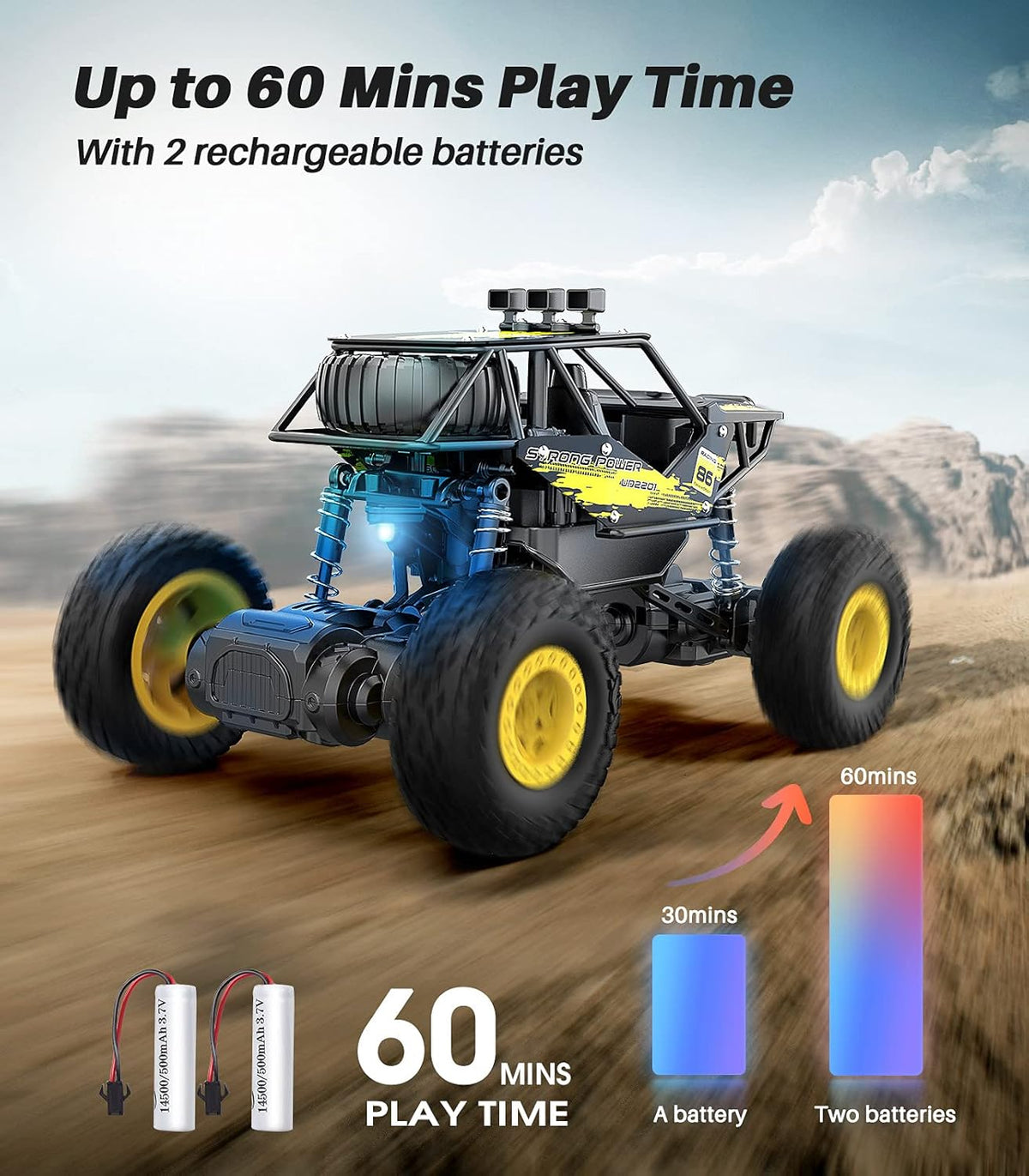 Remote Control 1:20 Scale 4WD Monster Truck RC Car M484