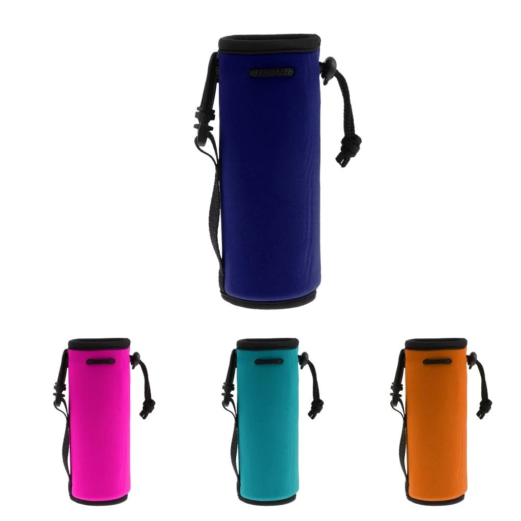 4Pcs Insulated Neoprene Water Bottle Carrier Holder Bag D843