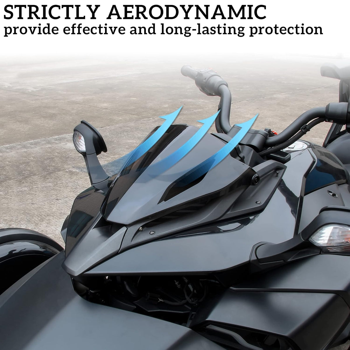 Smoked Gauge Spoiler for Can Am Spyder F3 F3-S Q9764