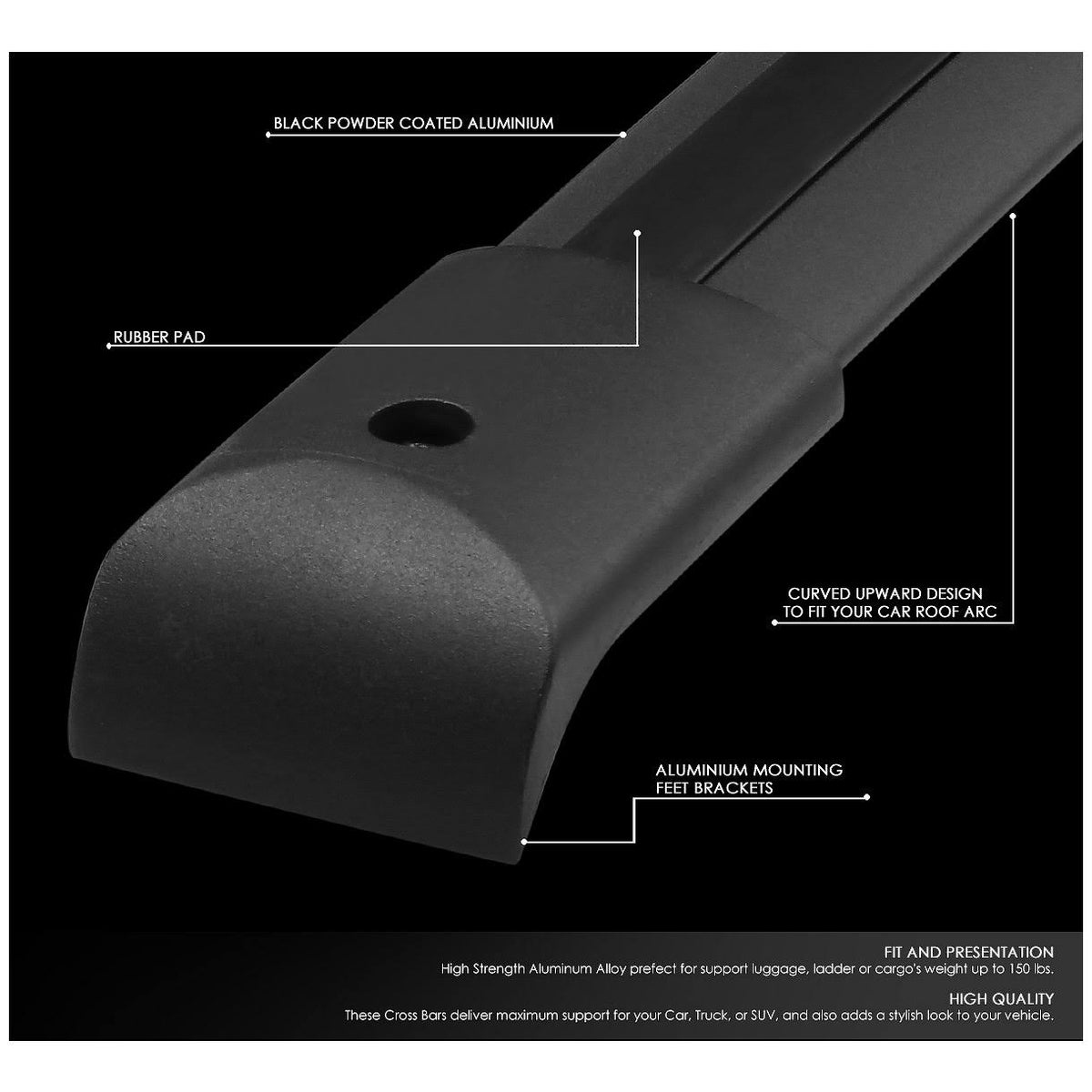 Aluminum Roof Rack Cross Bar Cargo Carrier Q3002