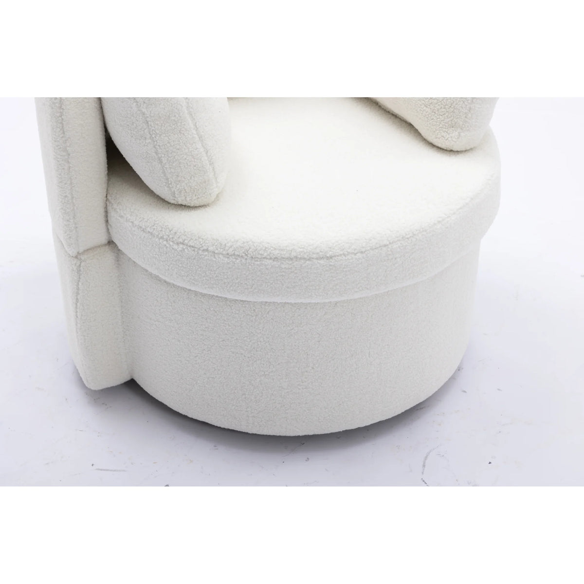 Ivory Swivel Storage Chair X737