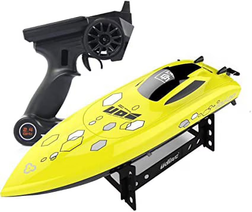 Yellow RC Racing Boat V9800
