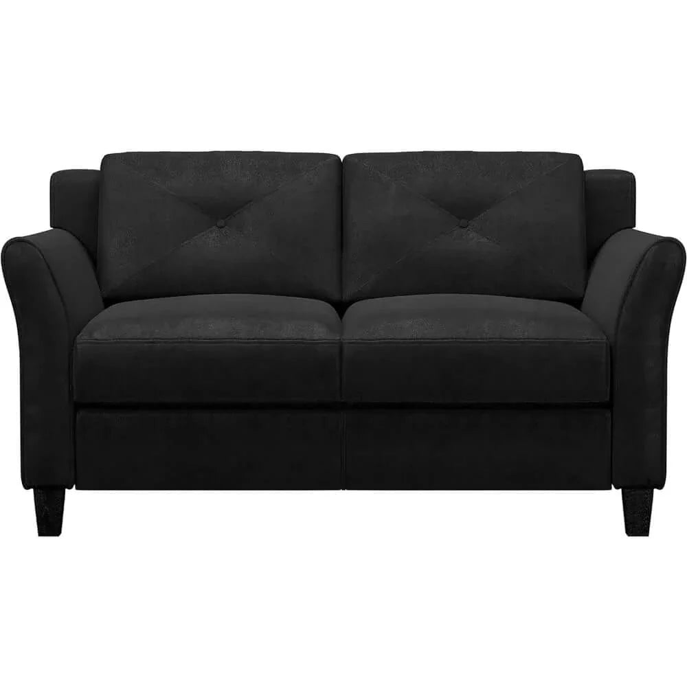 Black 2-Seater Sofa A116