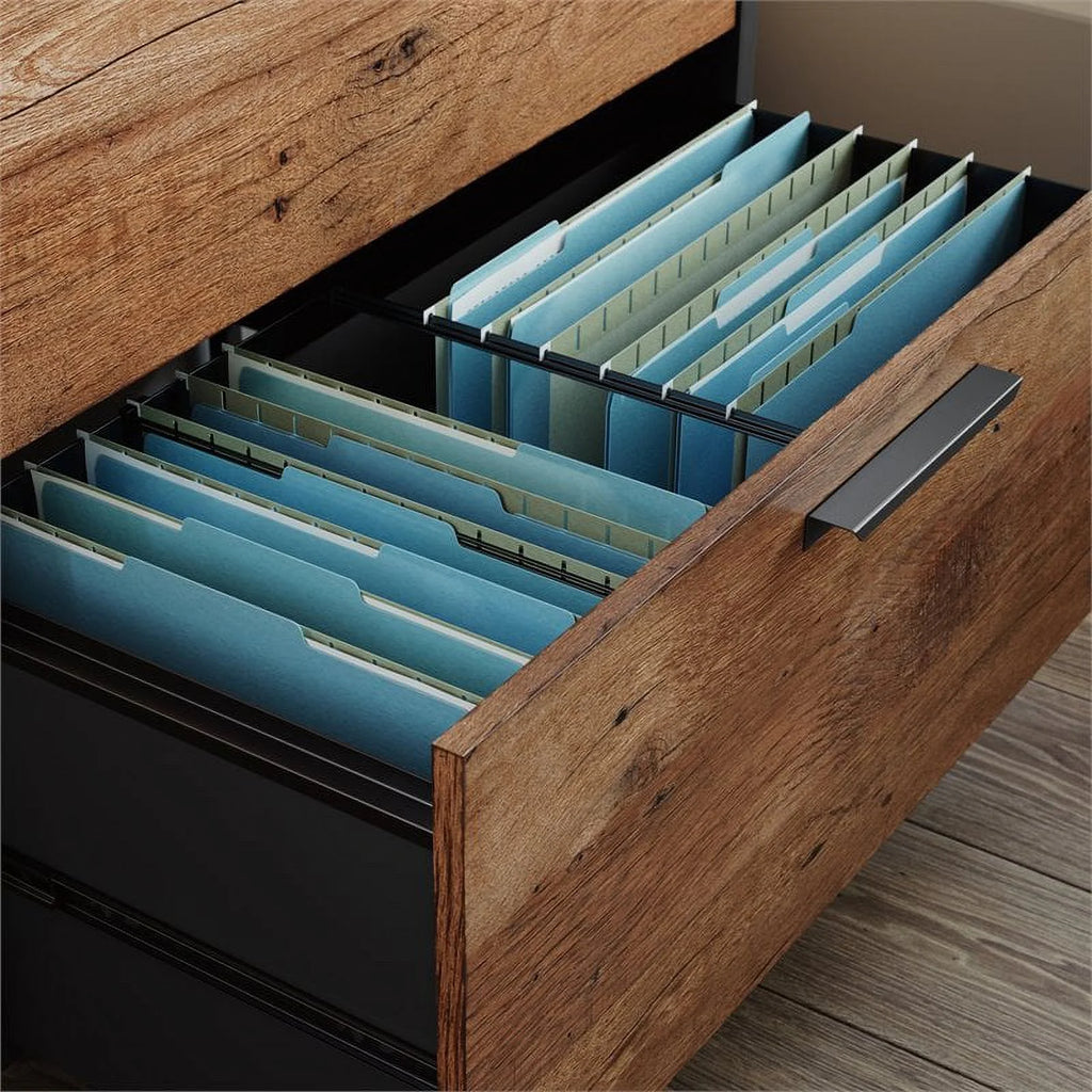 Engineered Wood Lateral File Cabinet W8199