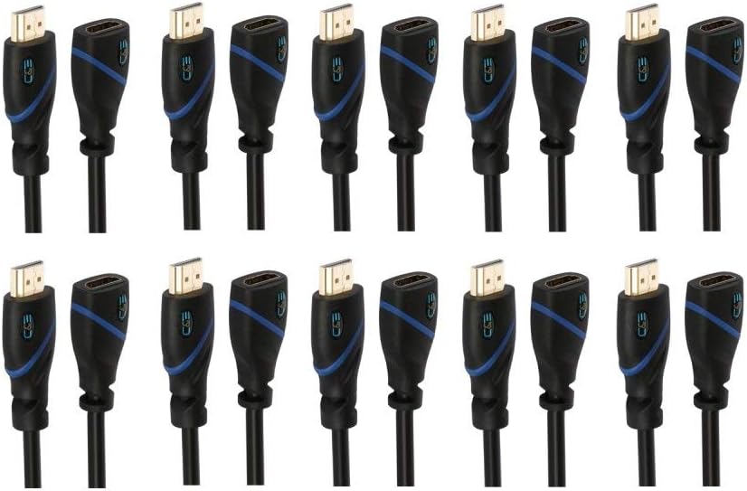 75 FT High Speed HDMI Cable Male to Male with Ethernet Black U819015