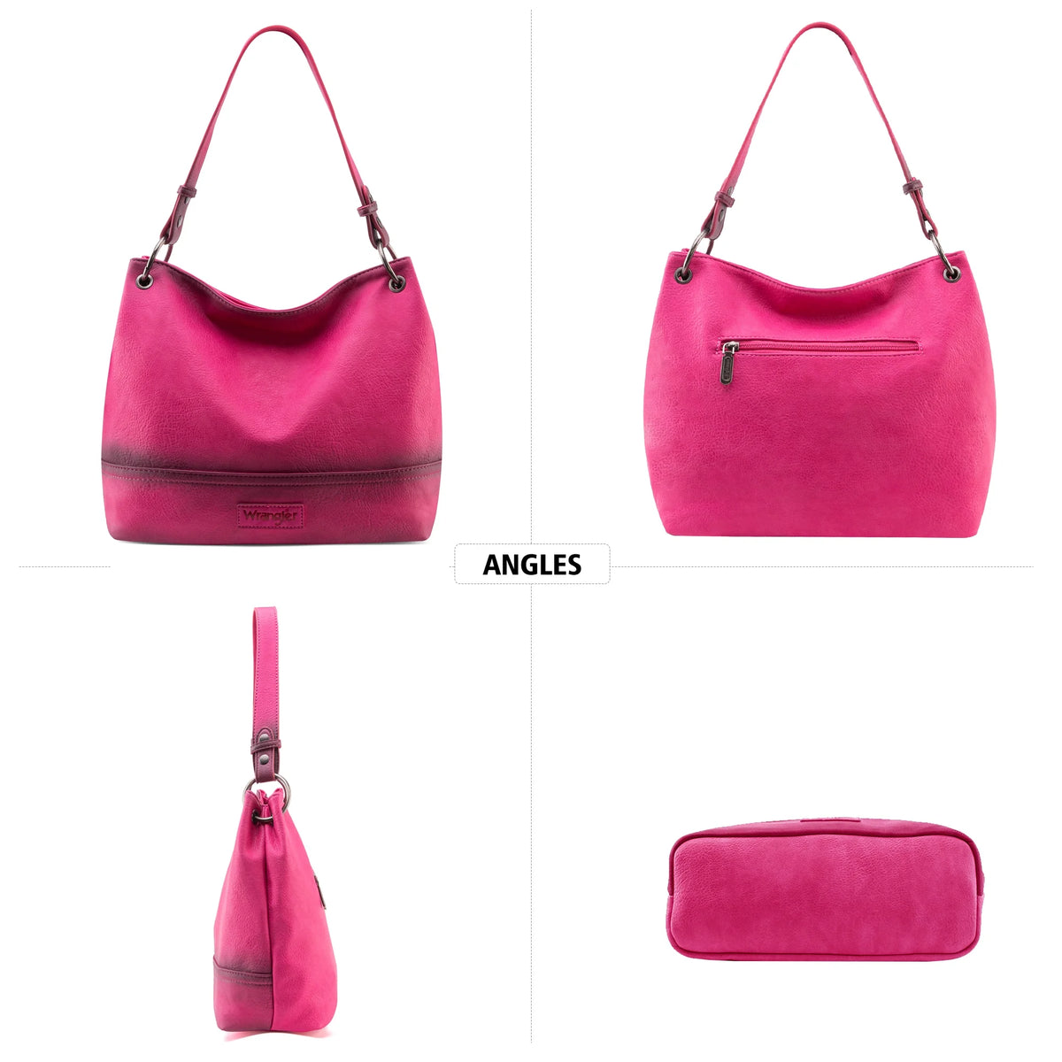 Distressed-Hot Pink Leather Tote Bag G684165