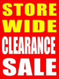 18"x24" Full Color Retail Signs, 5 Pack B50304