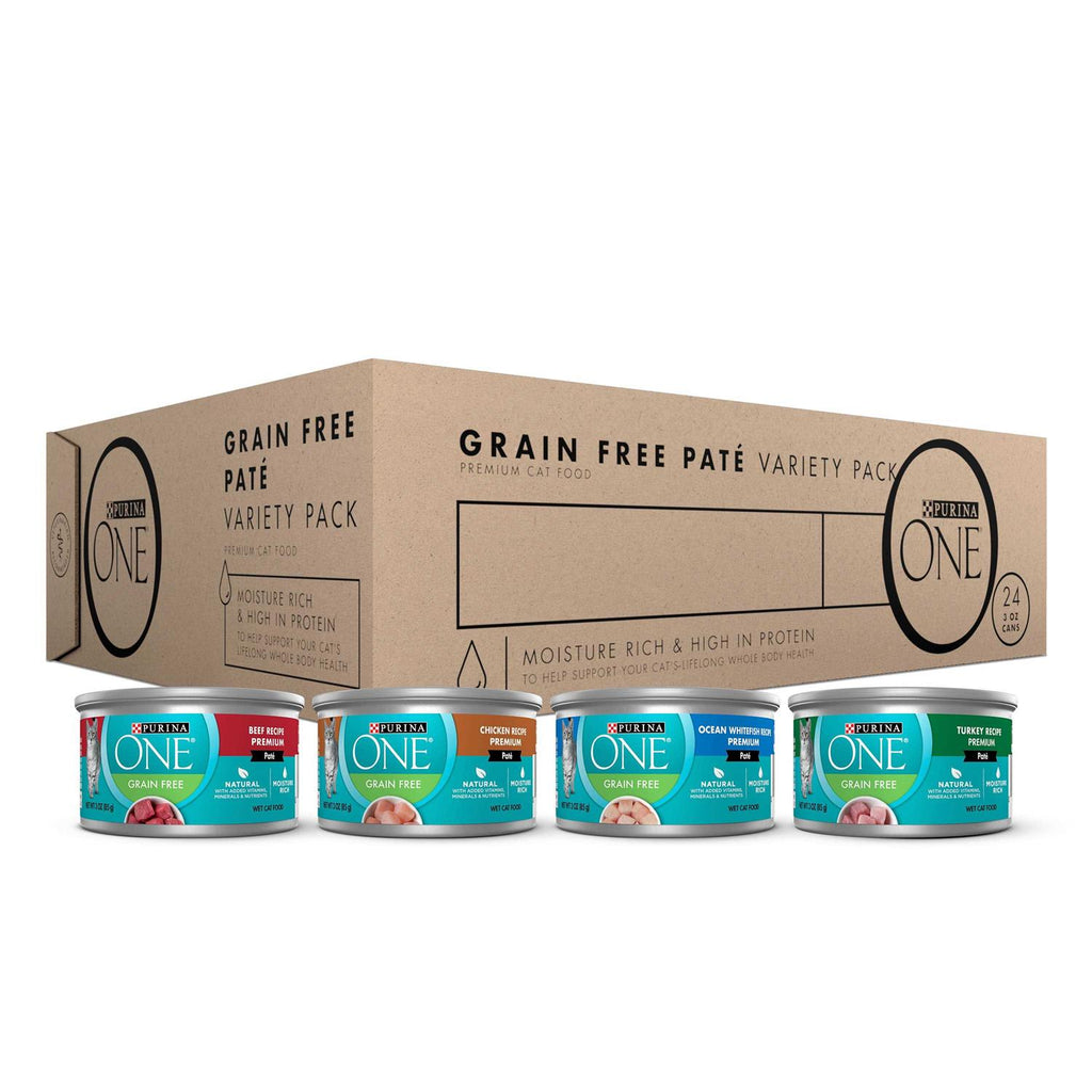 High Protein Grain Free Pate Wet Cat Food Variety Pack L817