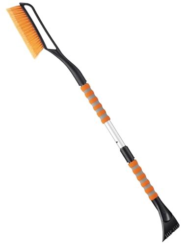 27" Snow Brush and Ice Scrapers with Foam Grip S955