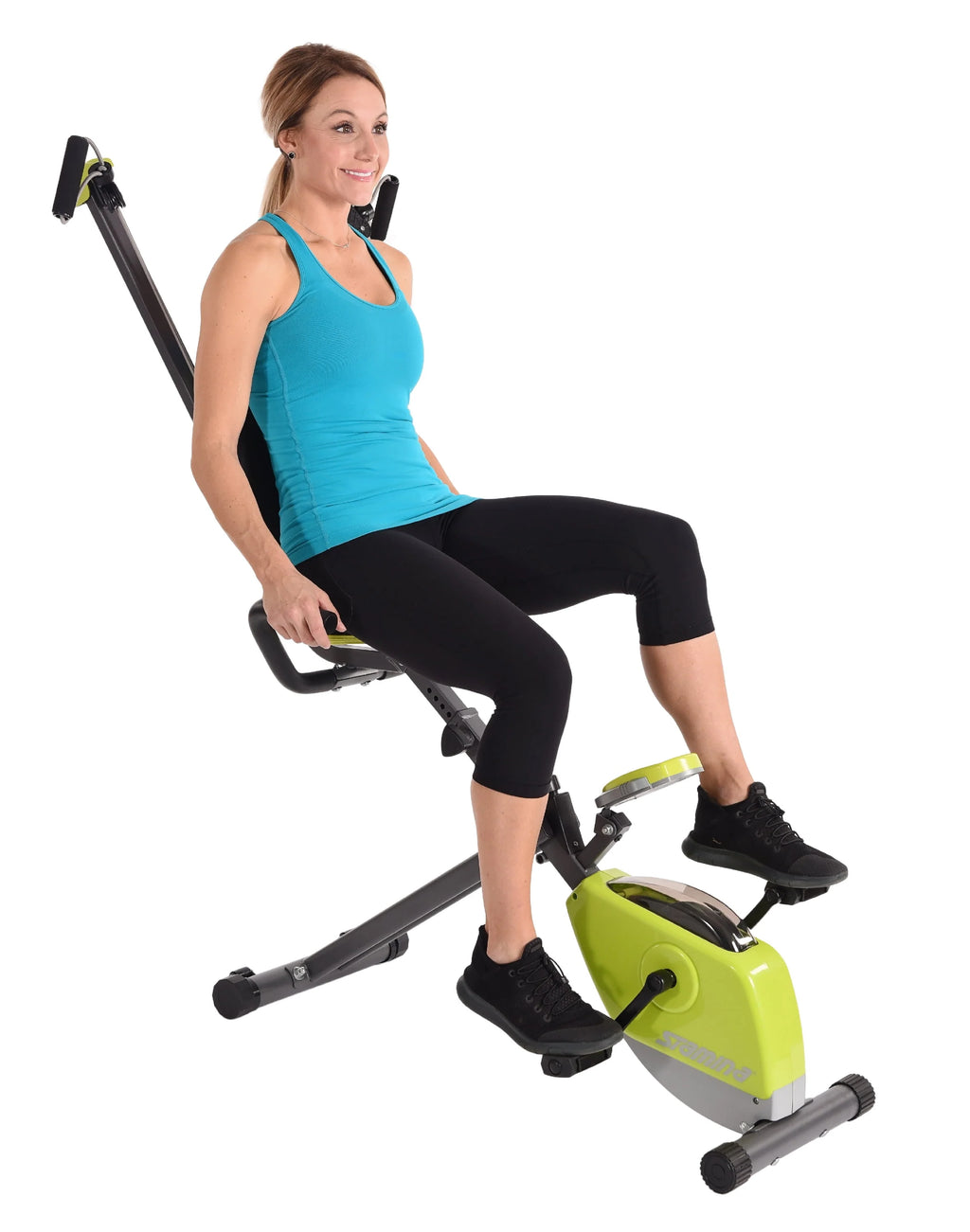 Upright Exercise Bike with Upper Body Resistance Arms J852322