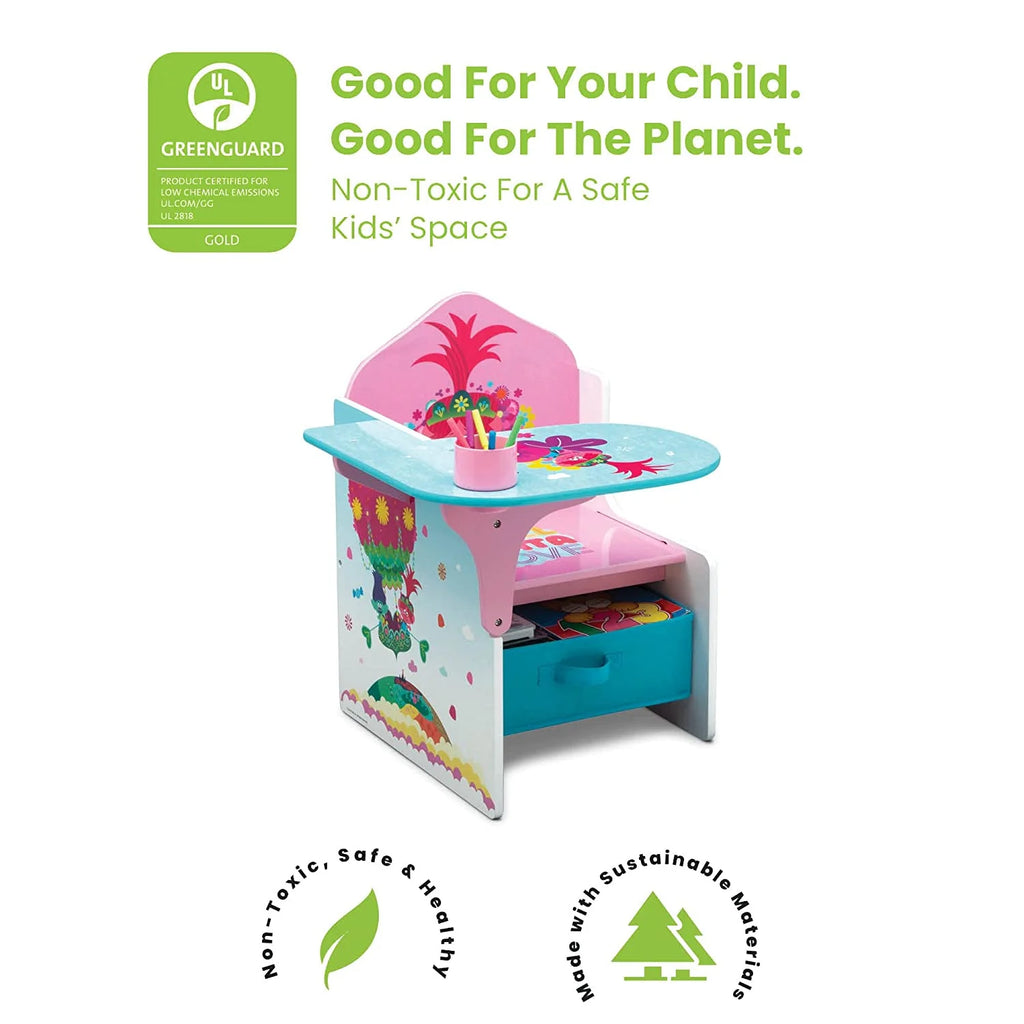 Toddler Chair Desk with Storage Bin G375