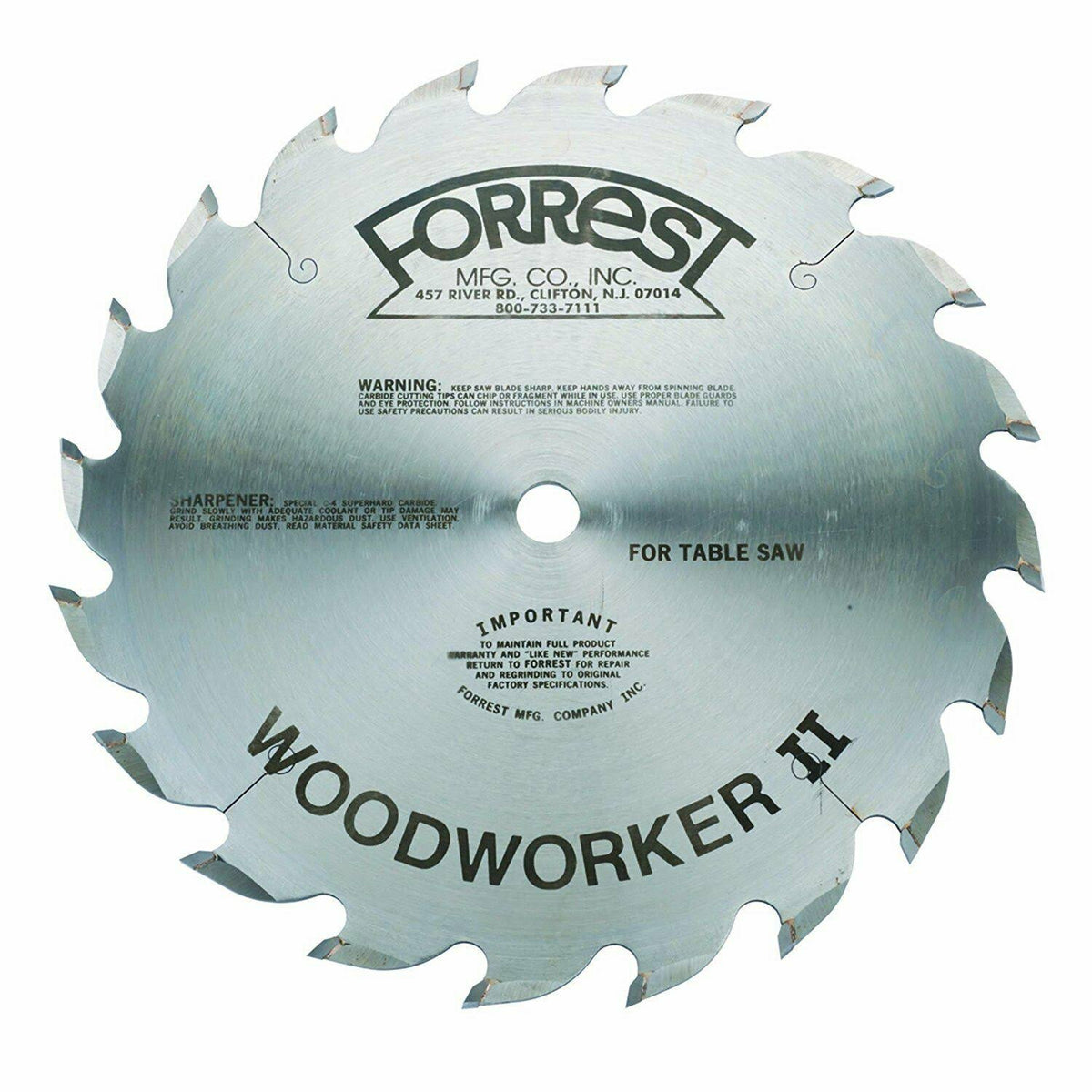 10x22 20T Rip Saw Blade Q7541