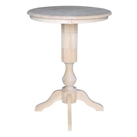 30x22 Round Pedestal Bar Height Table with 2 Bar Height Stools Q593481