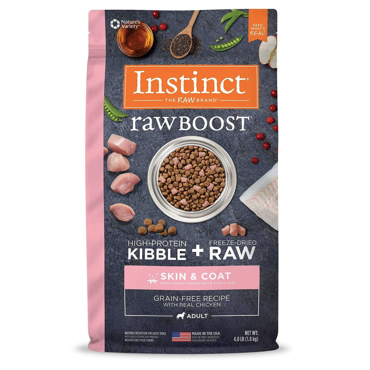 Grain Free Skin & Coat Health Recipe with Real Chicken Dry Dog Food C139231