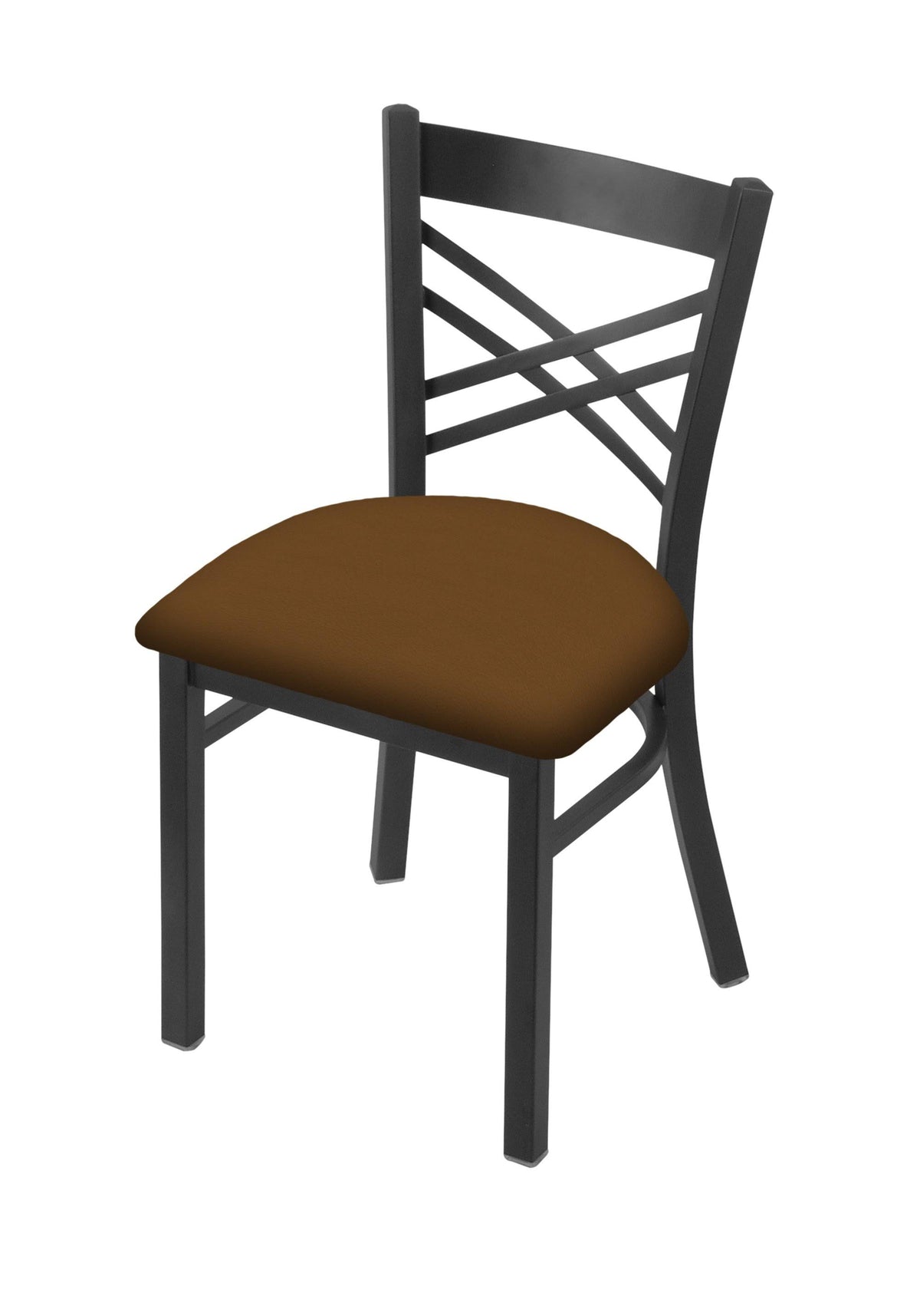 18x22 Chair with Pewter Finish, Dark Cherry Maple Seat X38929