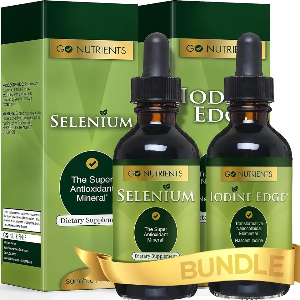 Selenium 200 mcg and Nascent Iodine Liquid Drops Supplement B425015