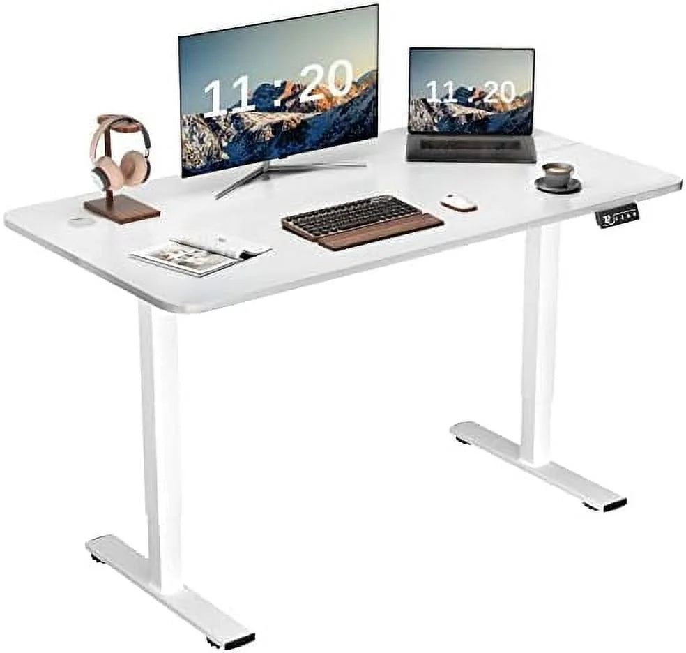 Electric Adjustable Standing Desk 55 x 24 with Memory Preset V1070