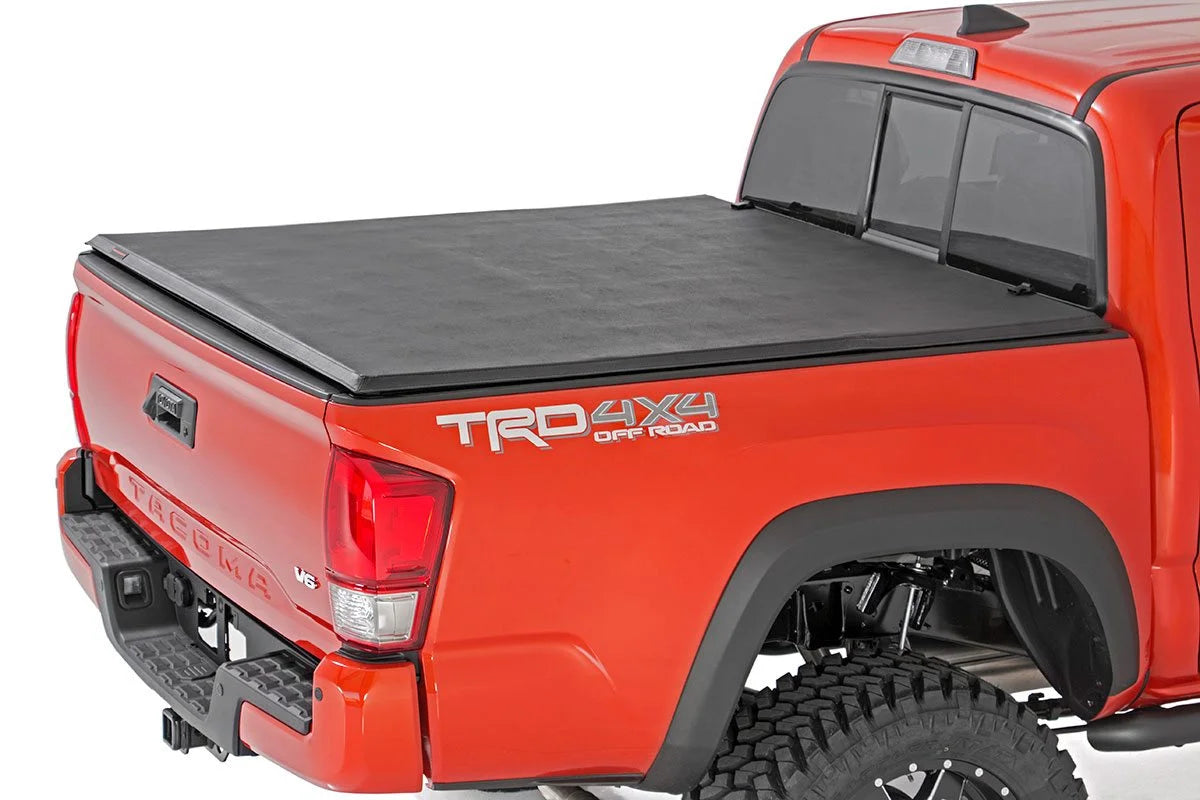 Soft Tri-Fold Bed Cover for Toyota Tacoma R869