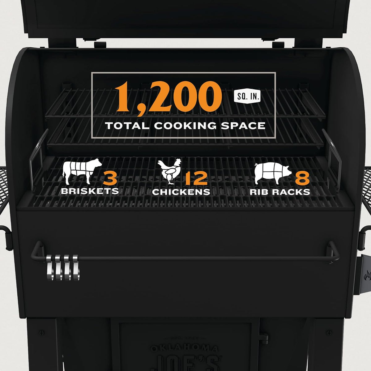Black Steel Smoker C1699