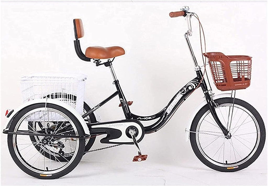 3 Wheel Adult Tricycle with Shopping Basket F603