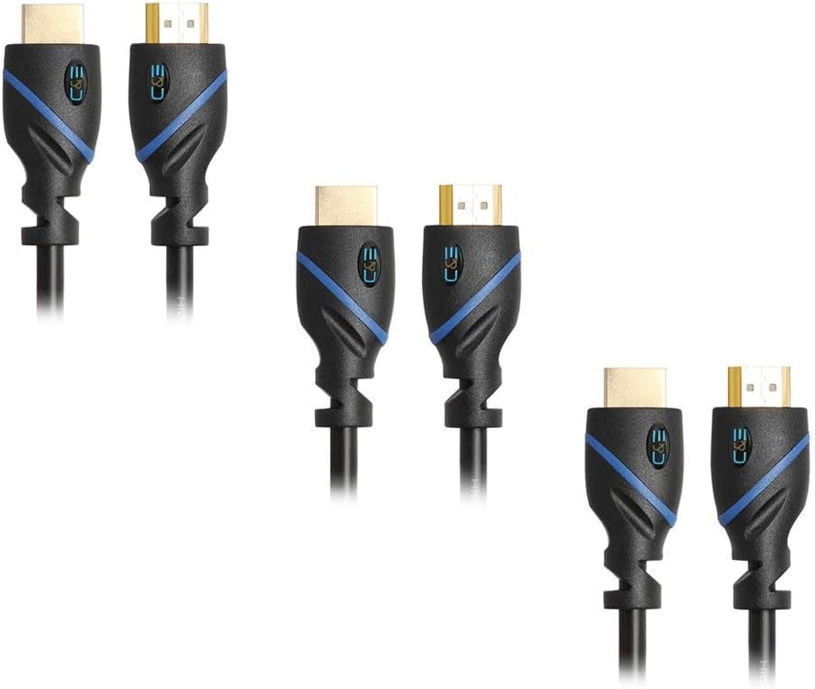 75 FT High Speed HDMI Cable Male to Male with Ethernet Black U819015