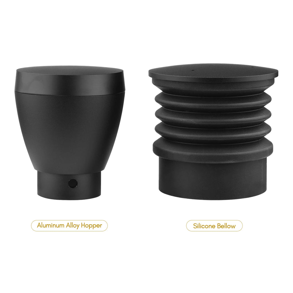 Aluminum Alloy Single Dose Hopper with Silicone Bellow Coffee Grinder Accessories B4753