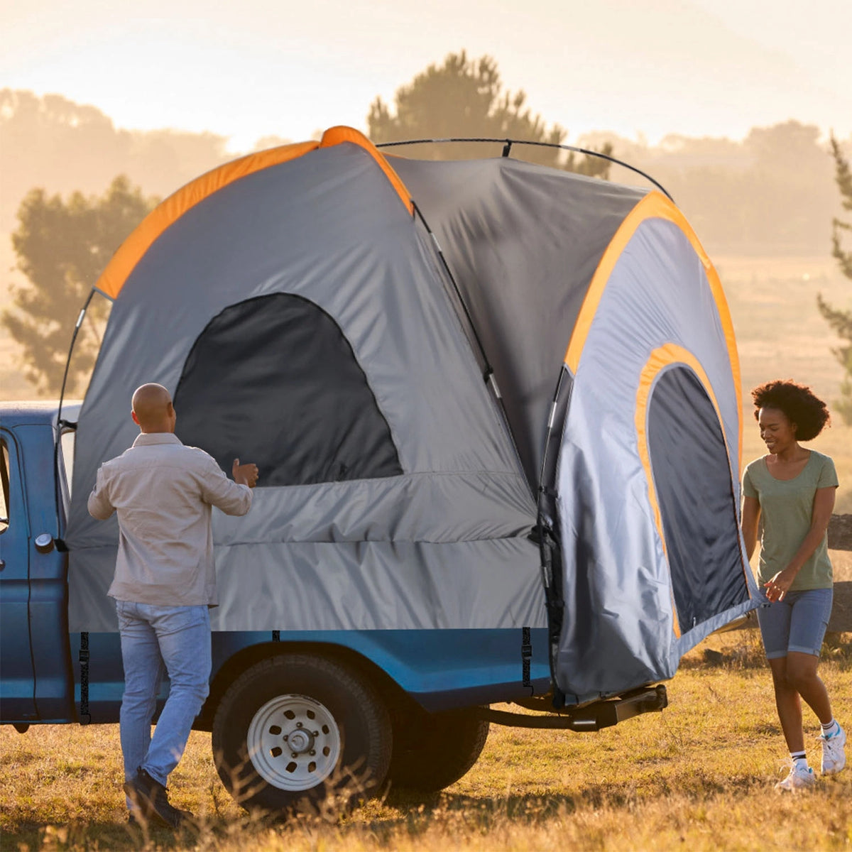 Waterproof Pickup Truck Tent with Carry Bag O434
