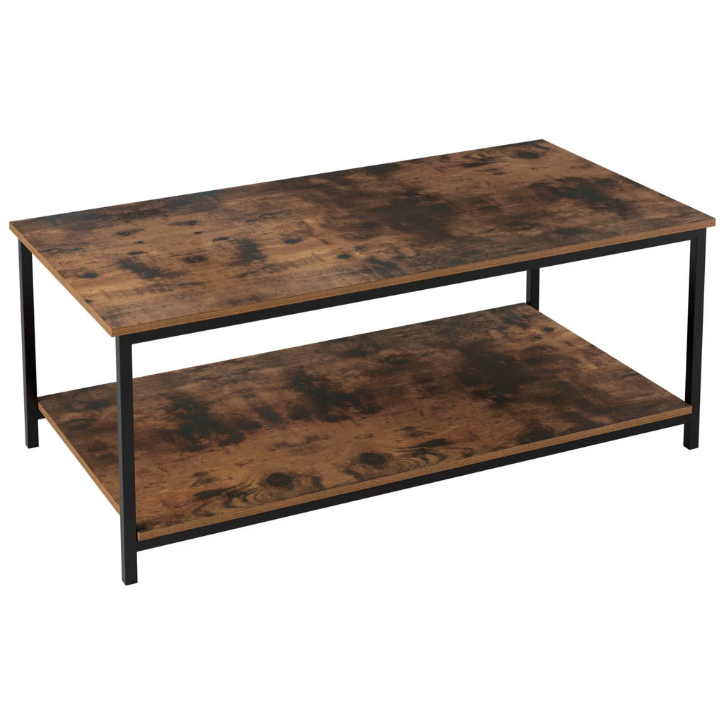 2-Tier Coffee Table with Storage Shelf C340045