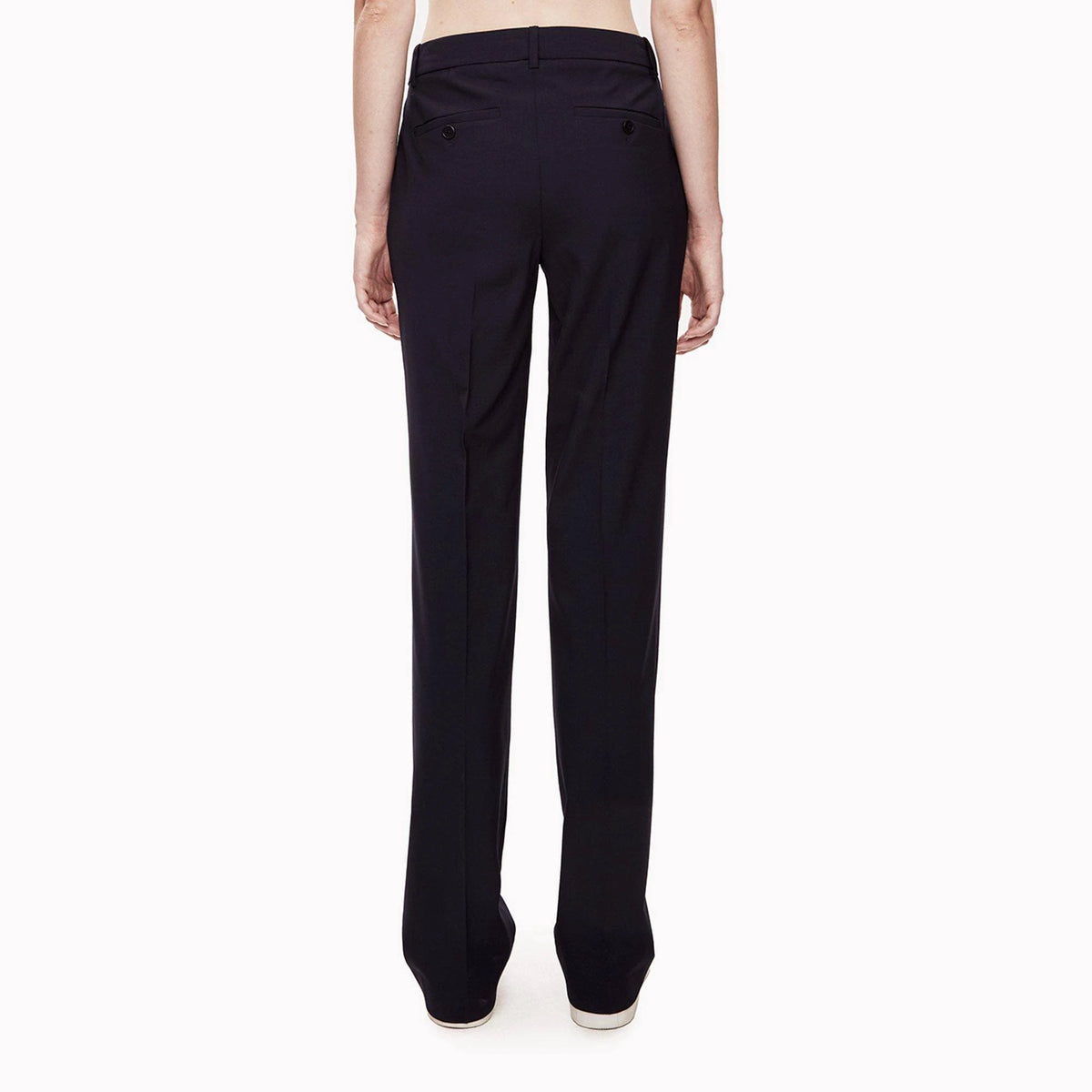 Stretch Wool Relaxed Straight Pant Q168610