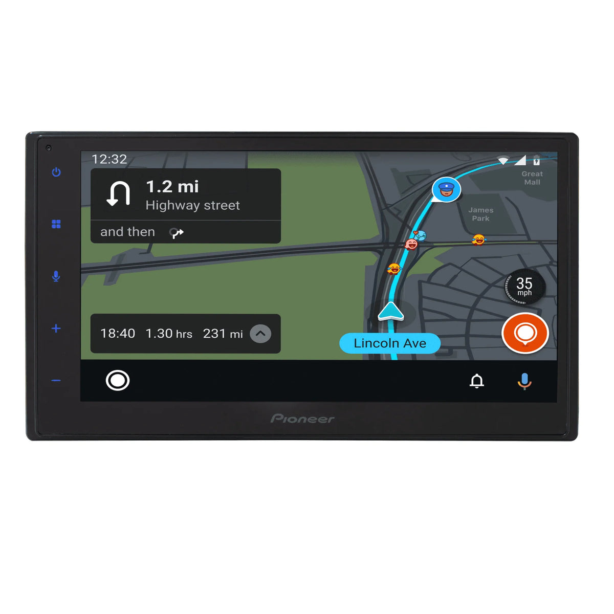 Double Din Digital Media Receiver with 6.8 Touchscreen and Bluetooth K30402