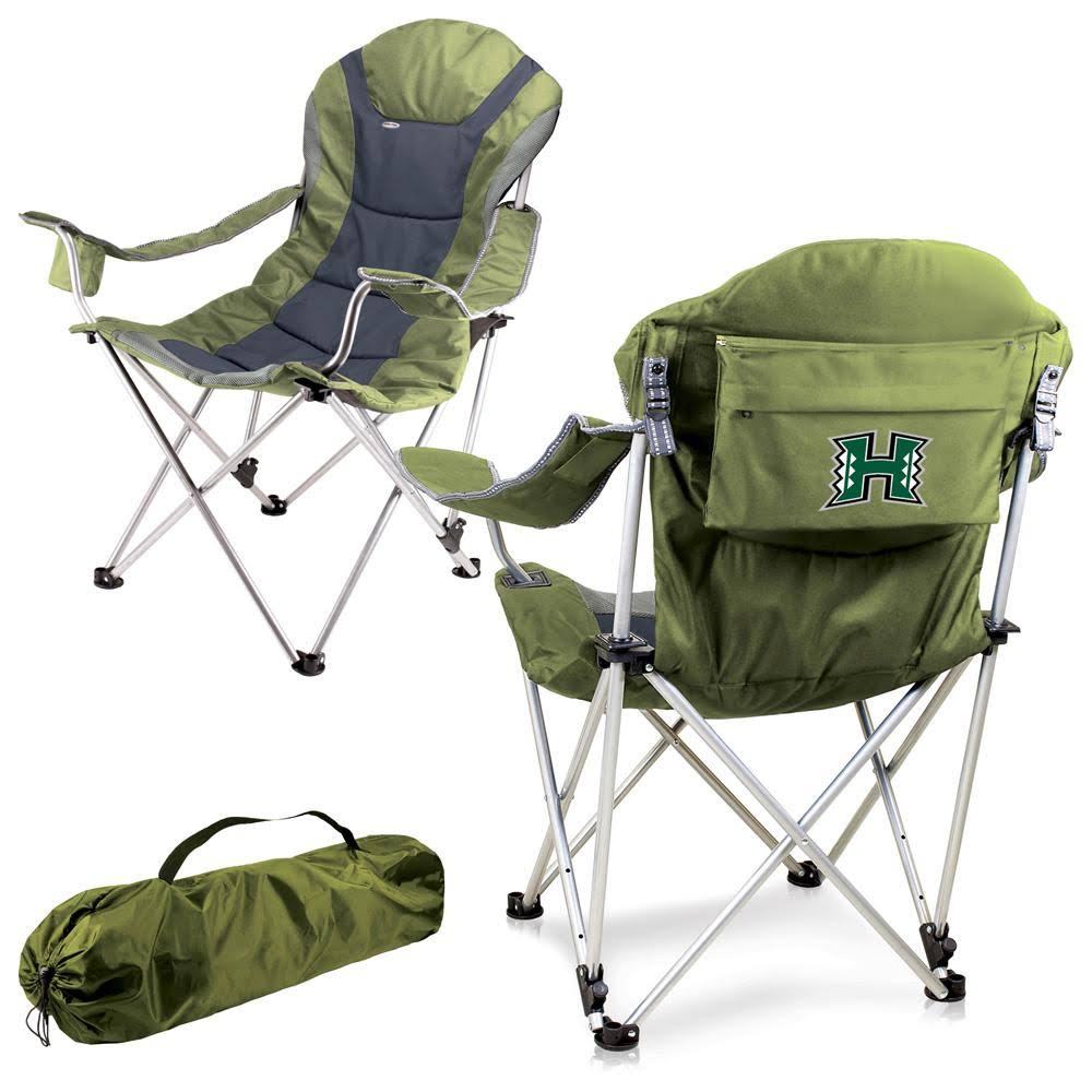 Black Reclining Camp Chair B372