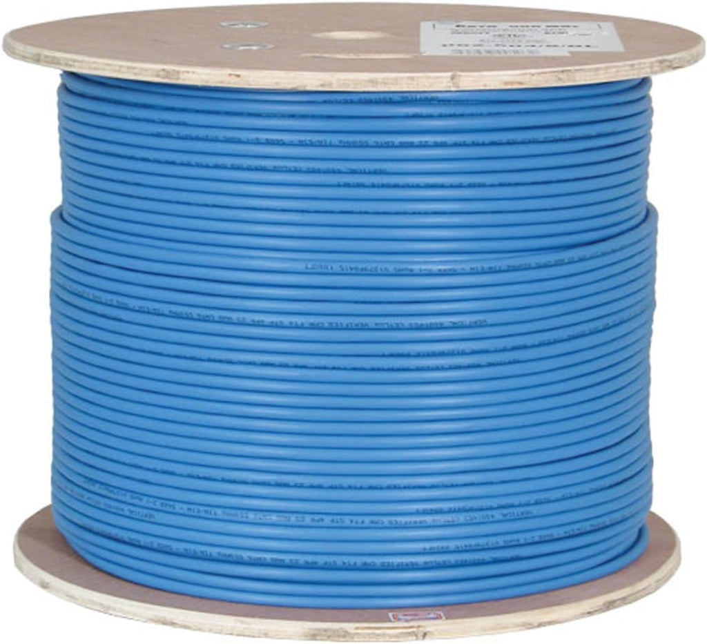 Cat6A Shielded 23AWG Bare Copper 1000ft Ethernet Cable, Red L951