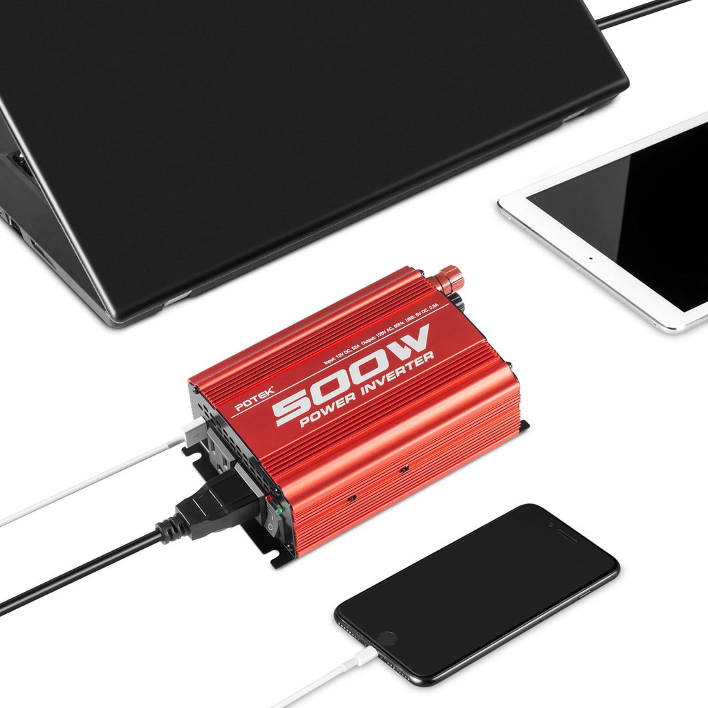 500W Car Power Inverter DC 12V to AC 110V M893897