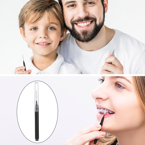 Black 50 Pieces Interdental Brush Toothpick H819994