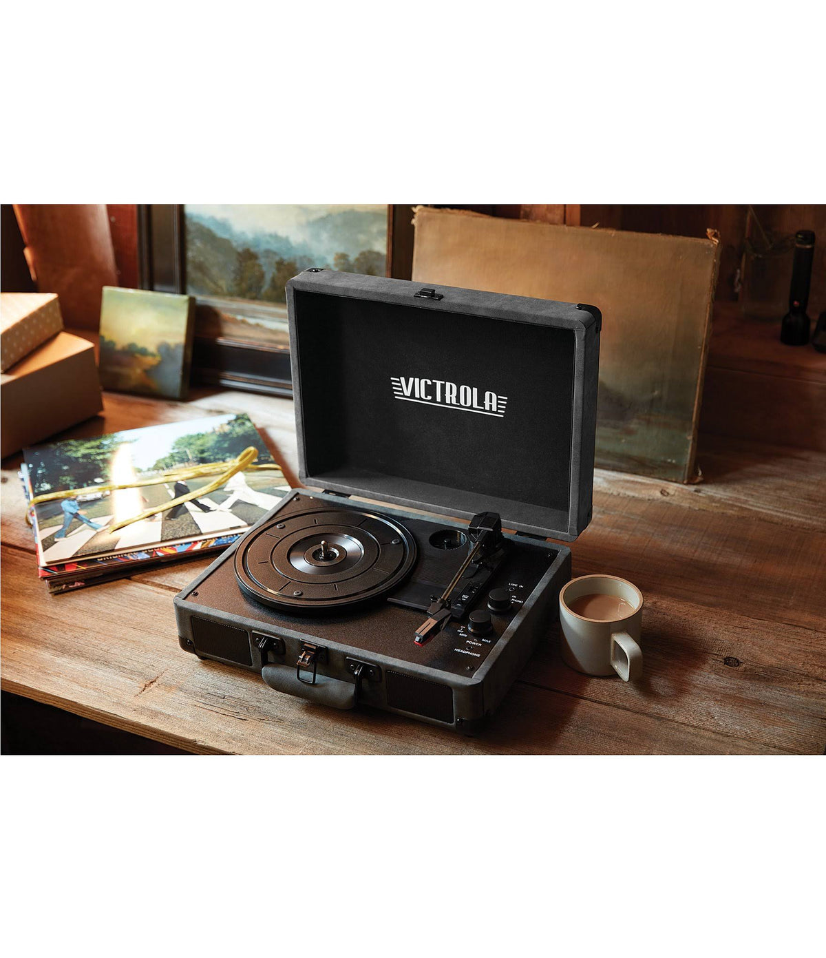 Portable Suitcase with Bluetooth Turntable V91490