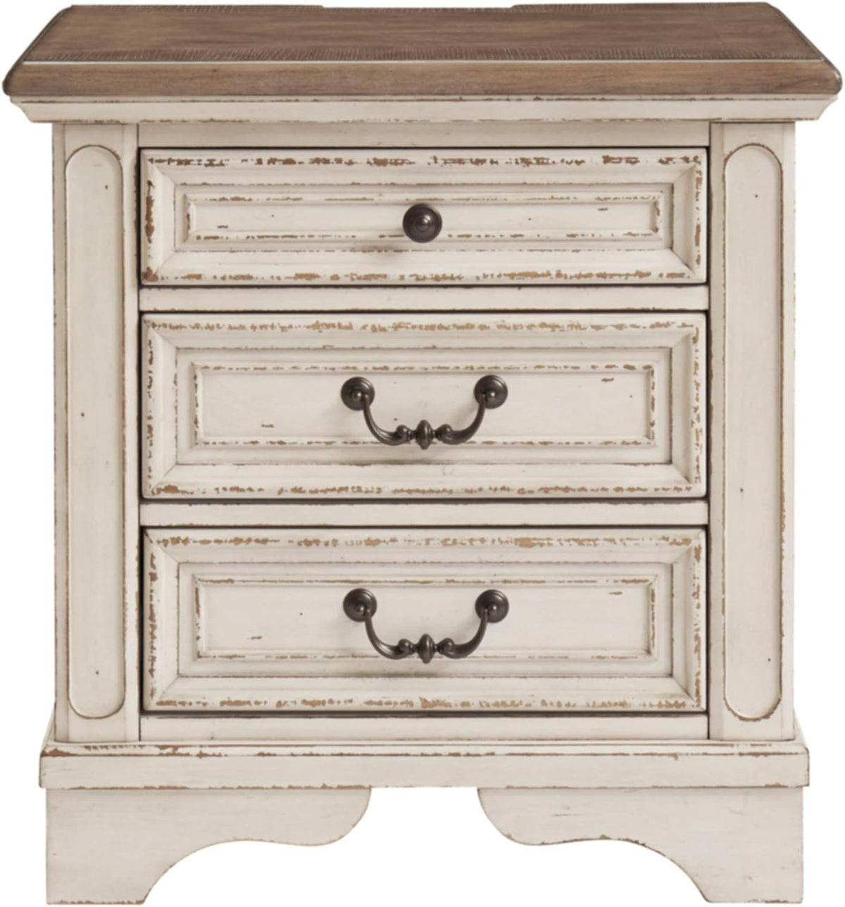 3 Drawer Nightstand with Electrical Outlets & USB Ports X165