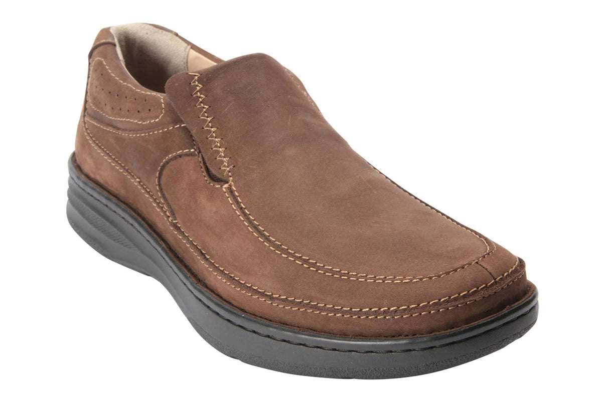 Brown Nubuck 12 6E Shoes H268