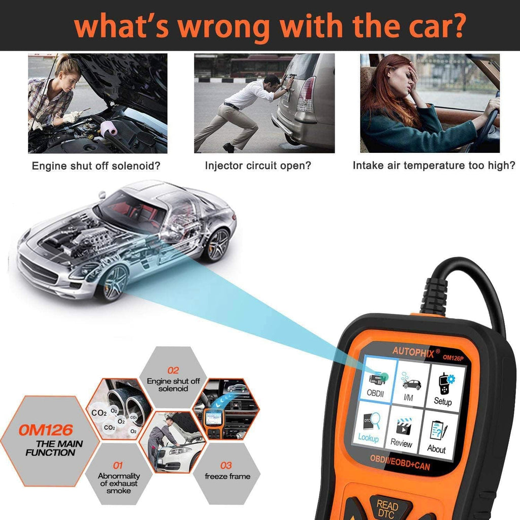 OBD2 Scanner Code Reader for All OBDII Car After 1996, Pack of 2 N445