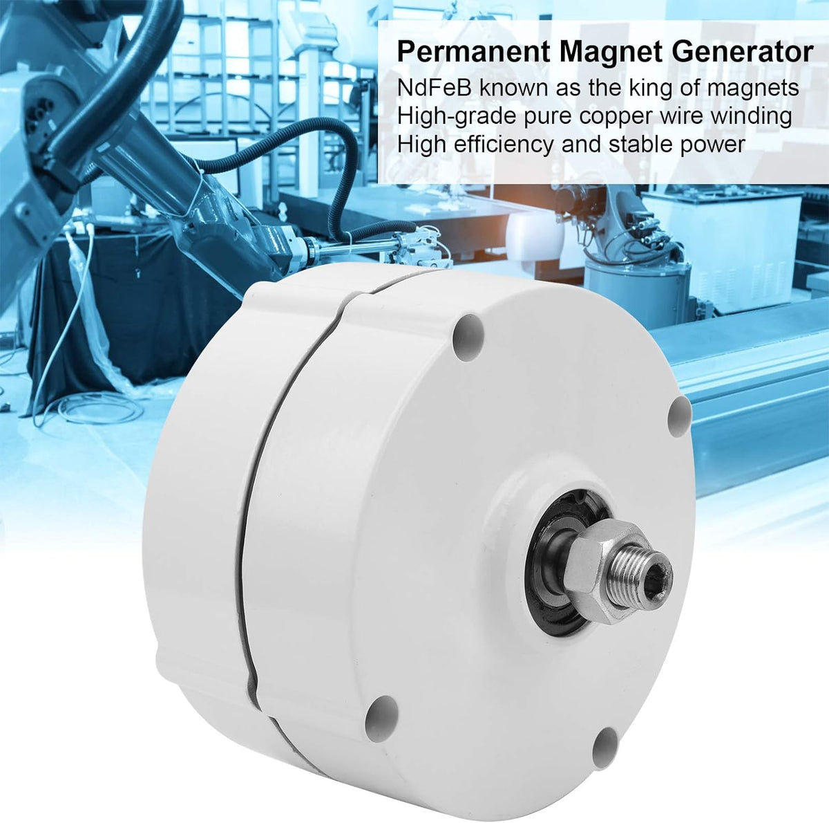 Permanent Magnet Generator 3-Phase AC Alternator with Rectifier 12V X333