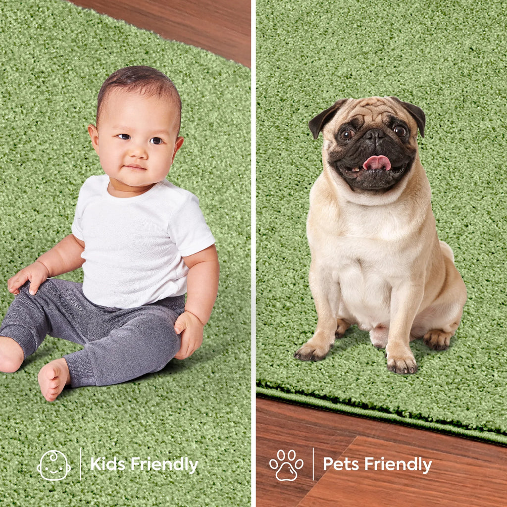 Lime Green 12' x 20' Area Rug K953499