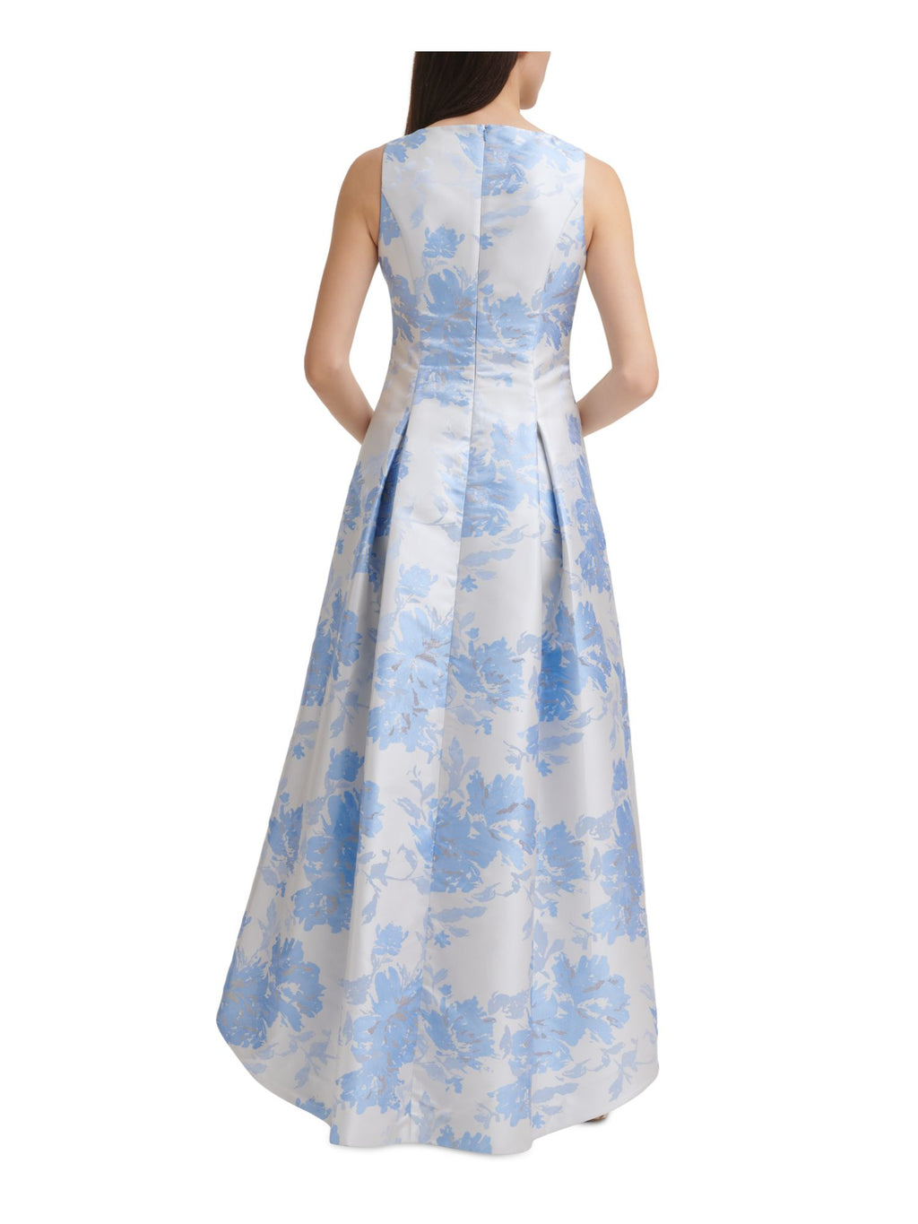 Ivory Sleeveless V Neck Full-Length Formal Dress A401560