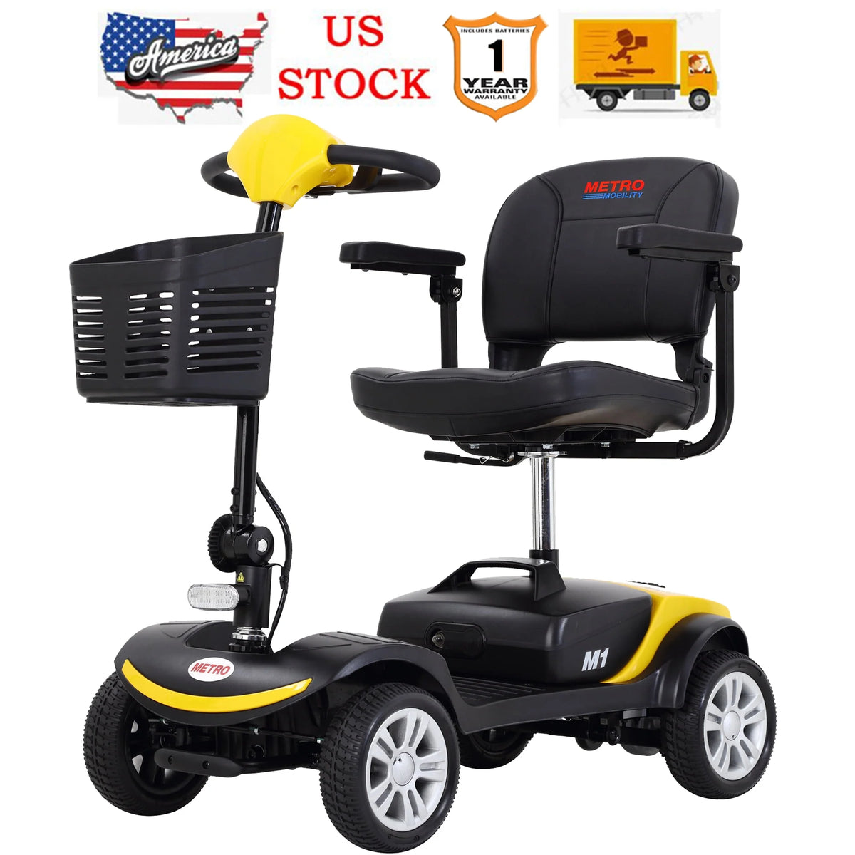 Heavy Duty Electric Mobility Scooter with 300W Motor C4594