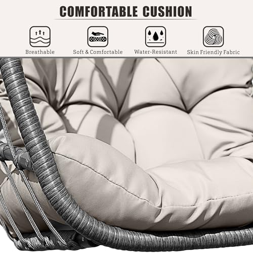 Hanging Egg Chair with Stand Cushion X443