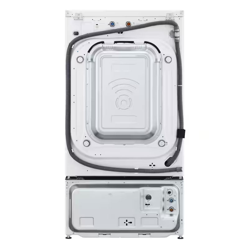 Laundry Pedestal Washer with Slim DD Motor in White C2053