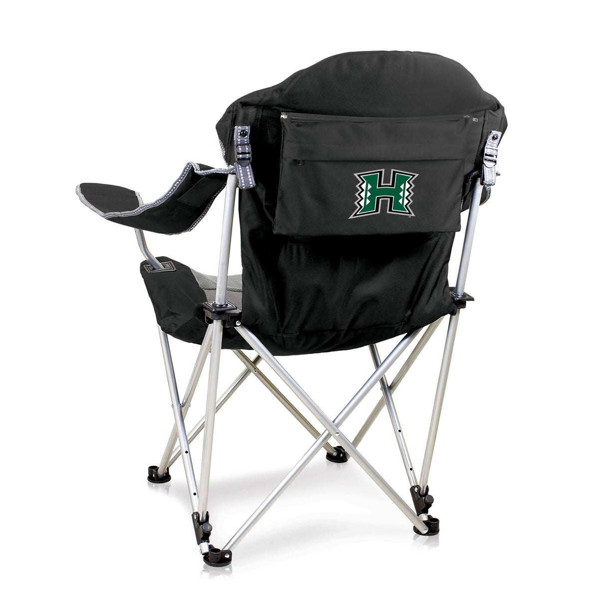 Black Reclining Camp Chair B372
