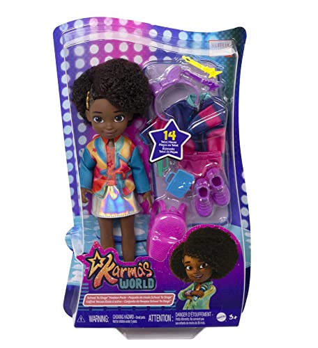 Fashion Pack with Doll, Clothes & Accessories, 14 Pieces W55226