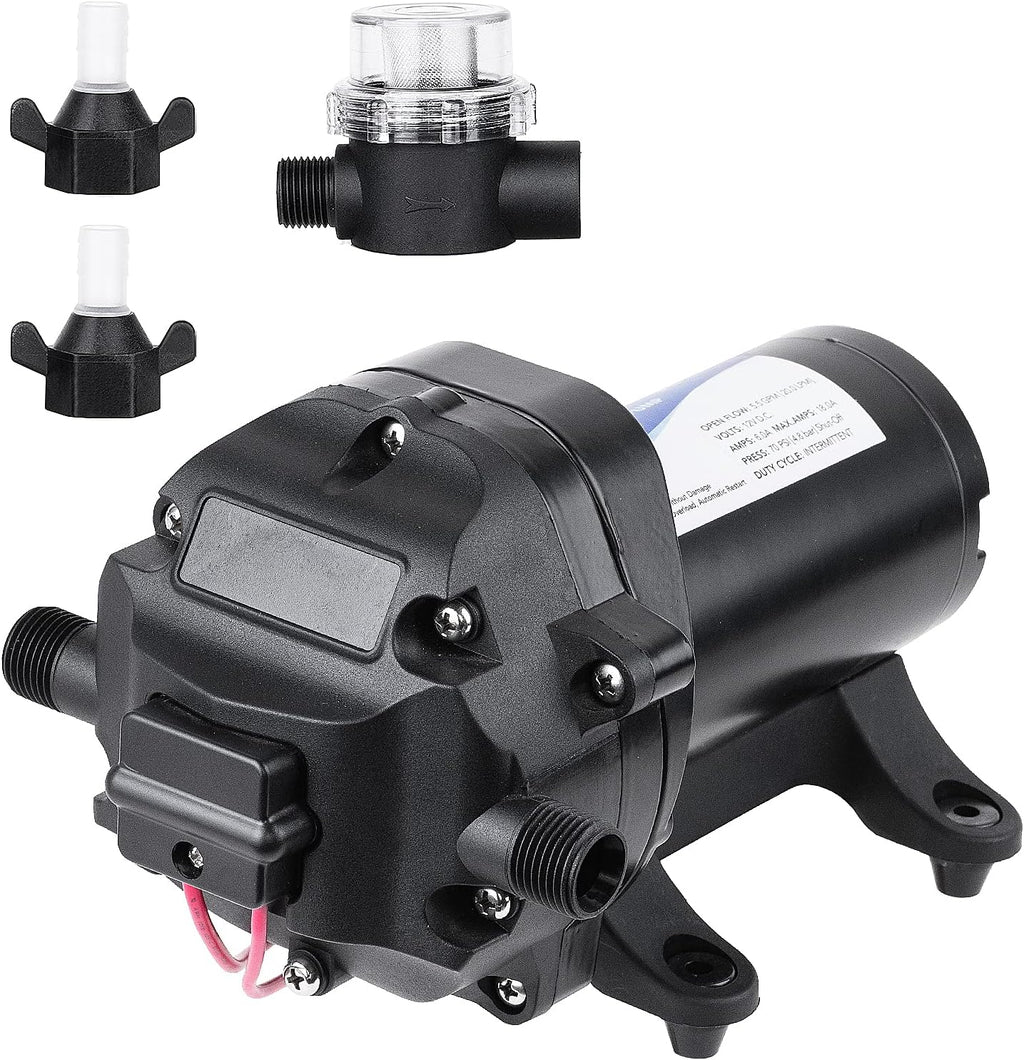 12V Water Pressure Diaphragm Pump 5.5GPM 70PSI S736